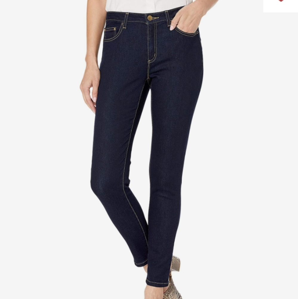 👖Michael kors super stretch skinny jeans jegging size 10 dark wash